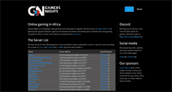 Desktop Screenshot of gamersnights.com
